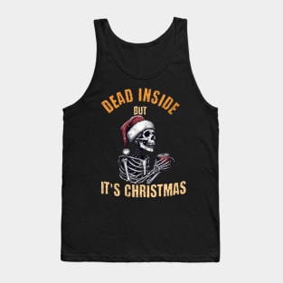 Dead Inside But Its Christmas Tank Top